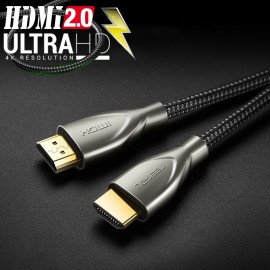 Cáp HDMI 2.0 Dài 2M Carbon Cao Cấp Ugreen 50108 Hỗ Trợ 3D 4K60Hz